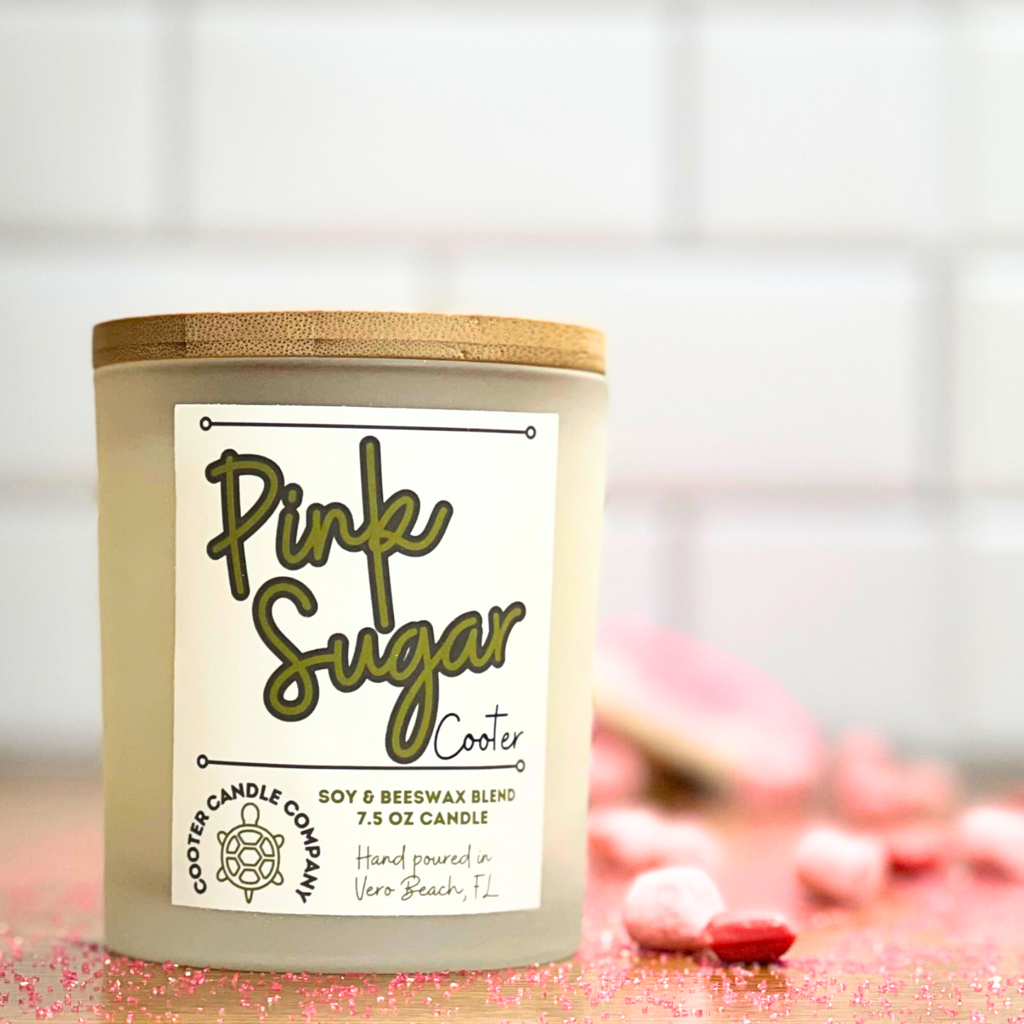 Pink Sugar Cooter Candle